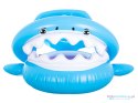 Kółko do pływania dla niemowląt koło pontonik dla dzieci dmuchany z siedziskiem z daszkiem rekin 23kg