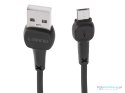 L-BRNO Kabel USB - micro USB ładowarka szybkie ładowanie Quick Charge czarny 2A 100 cm