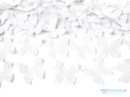 Tuba konfetti strzelające z białymi motylkami 80cm