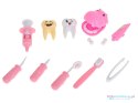 Dentysta zestaw lekarski hipopotam różowy