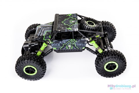 Samochód zdalnie sterowany na pilota RC Rock Crawler HB 2,4GHz 1:18 zielony