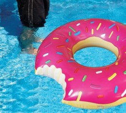 Koło Dmuchane dziecięce Donut 50cm różowe