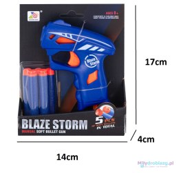 Pistolet na piankowe strzałki automat Blaze Storm + 5 strzałek