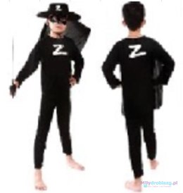 Kostium strój karnawałowy przebranie Zorro rozmiar S 95-110cm