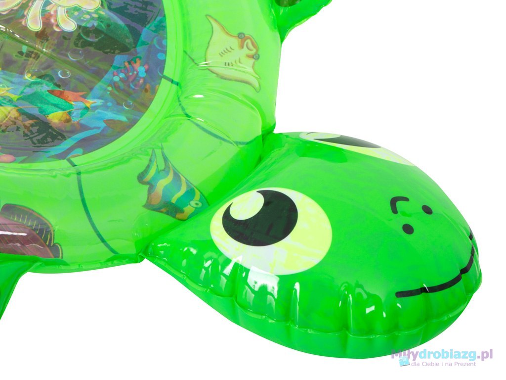 Mata wodna nadmuchiwana sensoryczna żółw zielona
