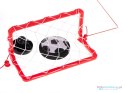 Latająca lewitująca piłka nożna krążek cymbergaj hoverball z bramkami