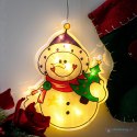 Lampki LED wisząca ozdoba dekoracja świąteczna bałwan