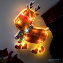 Lampki LED wisząca ozdoba dekoracja świąteczna renifer
