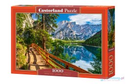 CASTORLAND Puzzle 1000 elementów Braies Lake, Italy - Jezioro Braies Włochy 68x47cm