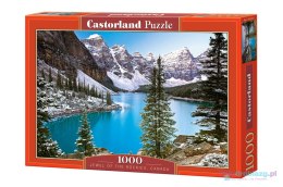 CASTORLAND Puzzle 1000 elementów Jewel of the Rockies, Canada - Kanadyjskie Jezioro 68x47cm