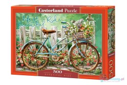 CASTORLAND Puzzle 500 elementów Beautiful Ride - Przejażdżka rowerem 9+