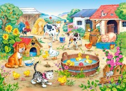 CASTORLAND Puzzle 60 elementów Farm - Farma 5+