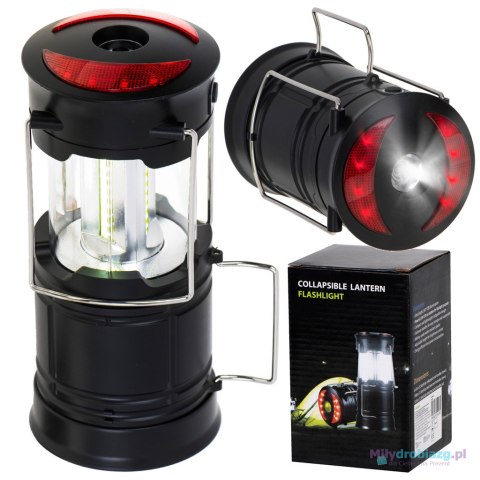 Lampka turystyczna LED latarka biwakowa lampa camping 3w1