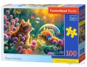 CASTORLAND Puzzle 100 elementów Magical Morning - Kot 6+