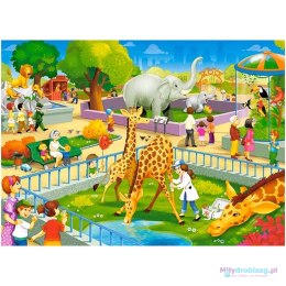 CASTORLAND Puzzle 60el. Zoo Visit - Zwierzęta safari zoo 5+