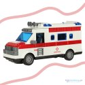 Ambulans karetka pogotowia dla dzieci zdalnie sterowana na pilota światła dźwięk 1:30