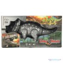 Dinozaur Triceratops zabawka interaktywna na baterie chodzi świeci ryczy