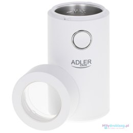 Adler AD 4446ws Młynek do kawy orzechów ziół elektryczny biały srebrny 150W