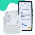 Drukarka mini termiczna do zdjęć notatek kieszonkowa bluetooth