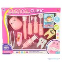 Dentysta zestaw lekarski hipopotam różowy