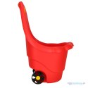 Pojemnik wielofunkcyjny dla dzieci taczka wózek kontener stokrotka czerwony
