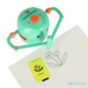 Robot Edukacyjny interaktywny nauka rysowania fiszki zielony ENG