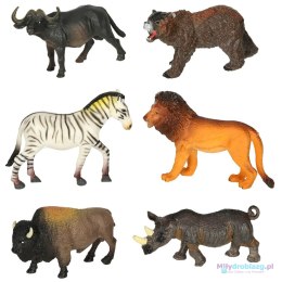 Figurki zwierzęta zoo zestaw do zabawy 31 el.