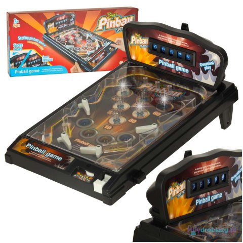 Pinball flipper gra zręcznościowa stół ze światłami i muzyką