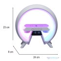 Lampka LED z ładowarką indukcyjną z radiem