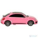 Samochód zdalnie sterowany Rastar 78000 Volkswagen Beetle 1:14 różowy