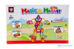 Klocki magnetyczne dla małych dzieci MAGICAL MAGNET MINI 38szt 3+