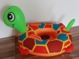Materac dmuchany pontonik dla dzieci żółw