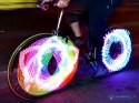 Światła neon rowerowe na szprychy LED lampki